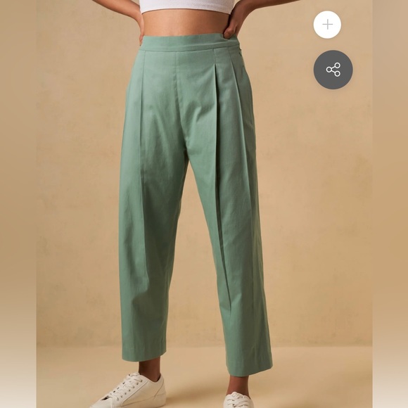 Bar III Pants - NWT -Bar Ill Womens Nicole Williams English Pleated Wide-Leg Relaxed Pants